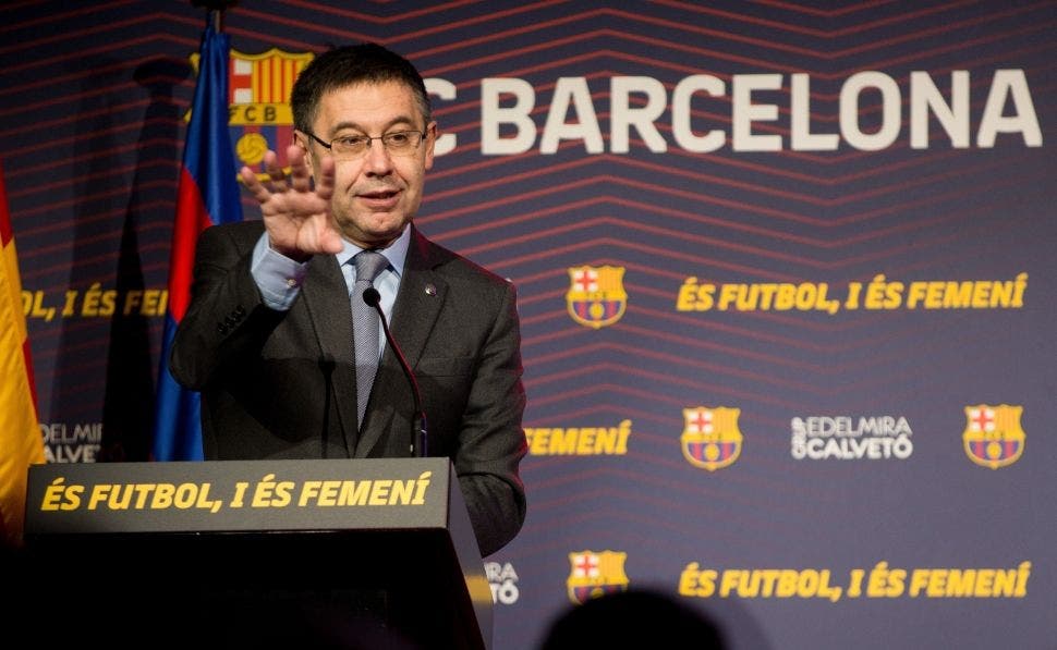  El presidente del FC Barcelona, Josep María Bartomeu.
