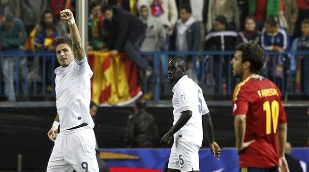 Giroud celebra el gol del empate para Francia | EFE