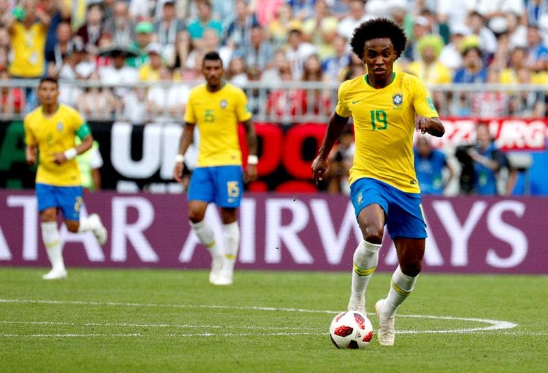 Willian está siendo una pieza clave de Brasil en el Mundial / EFE
