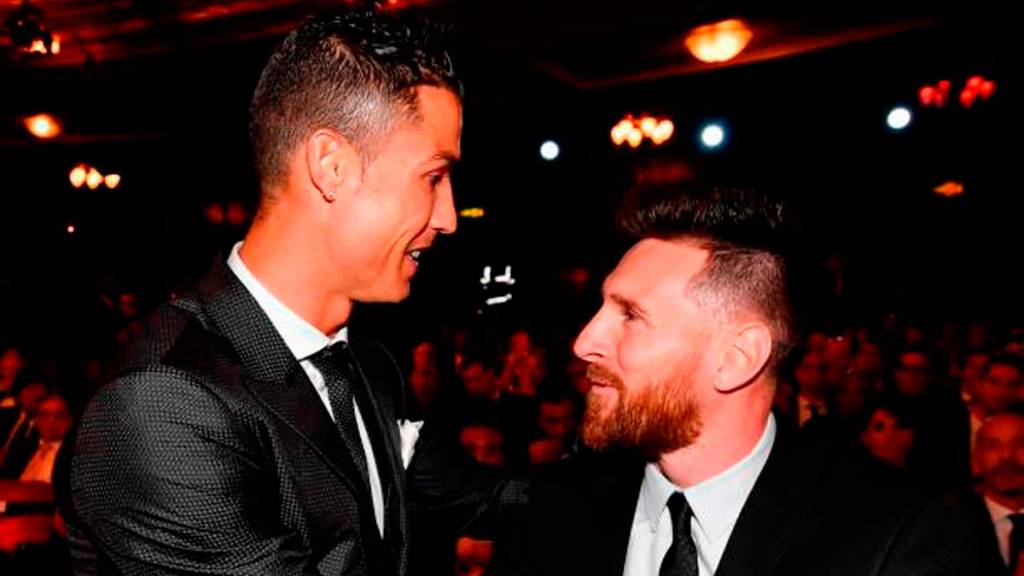 Cristiano Ronaldo y Leo Messi en una entrega del Balón de Oro