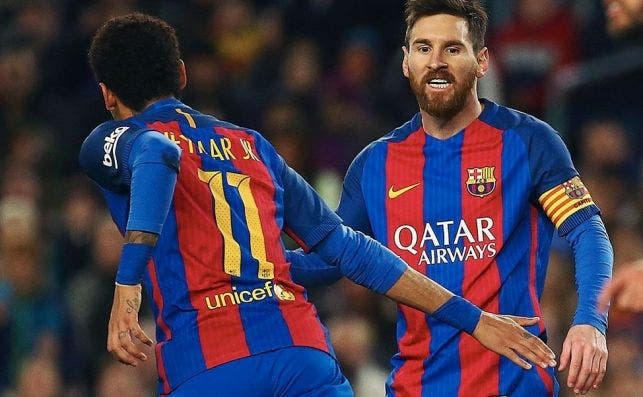 Neymar traiciona a Leo Messi | EFE