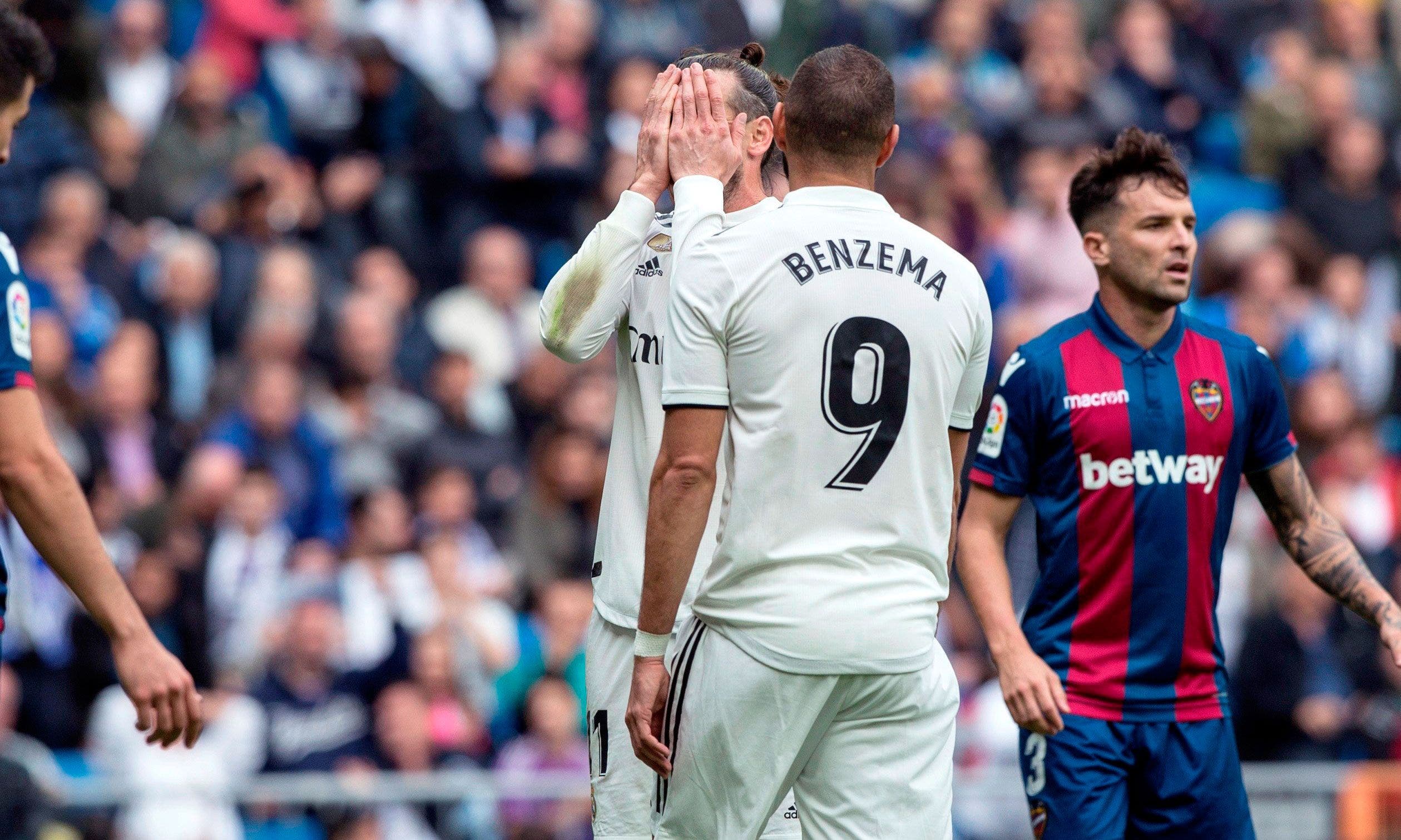 Karim Benzema ante el Levante| EFE
