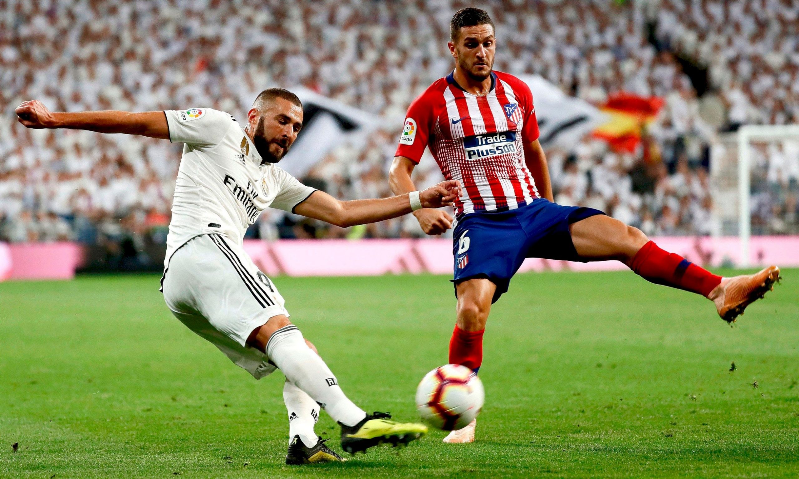  Benzema ante el Atlético de Madrid| EFE