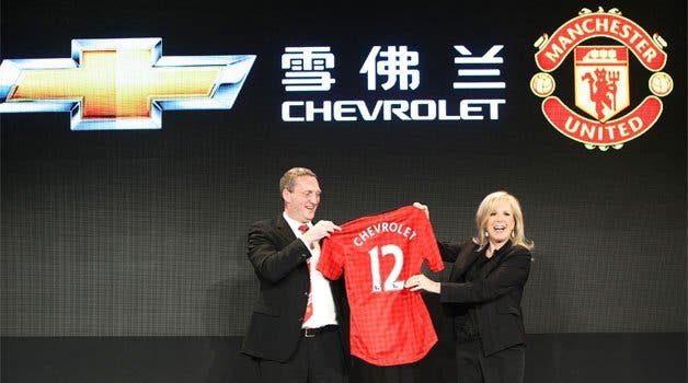 La alianza Manchester United y Chevrolet entra en vigor esta temporada 2014-15