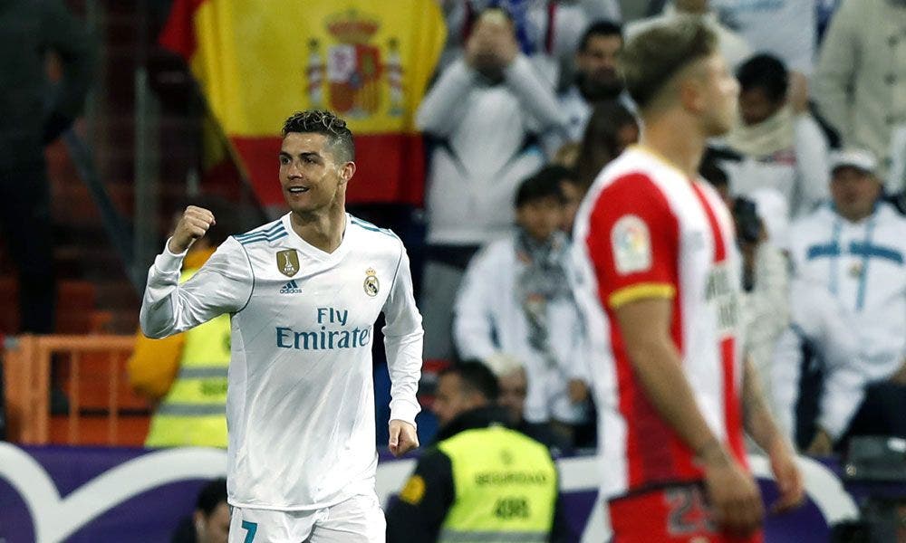 Cristiano Ronaldo endosa cuatro goles al Girona | EFE