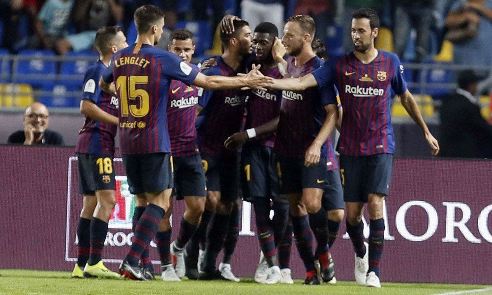 Dembelé marca el gol de la victoria contra el Sevilla | EFE