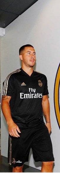 Eden Hazard el día de su presentación con el Real Madrid