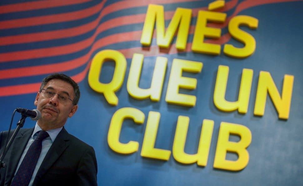 El presidente del FC Barcelona, Josep M. Bartomeu