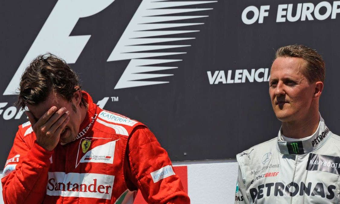 Schumacher y Alonso| EFE