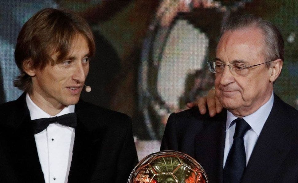 Florentino Pérez y Luka Modric | EFE