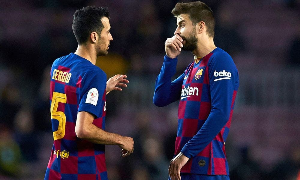 Gerard Piqué y Sergio Busquets | EFE