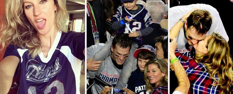 Gisele Bundchen Muy Orgullosa De Su Marido Tom Brady Durante La Super Bowl