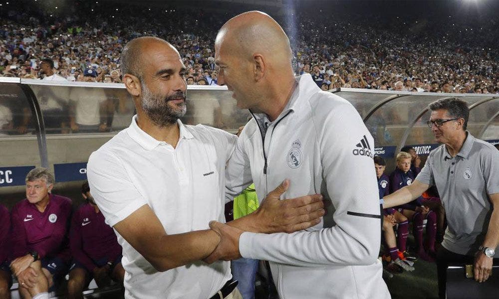 Pep Guardiola y Zidane