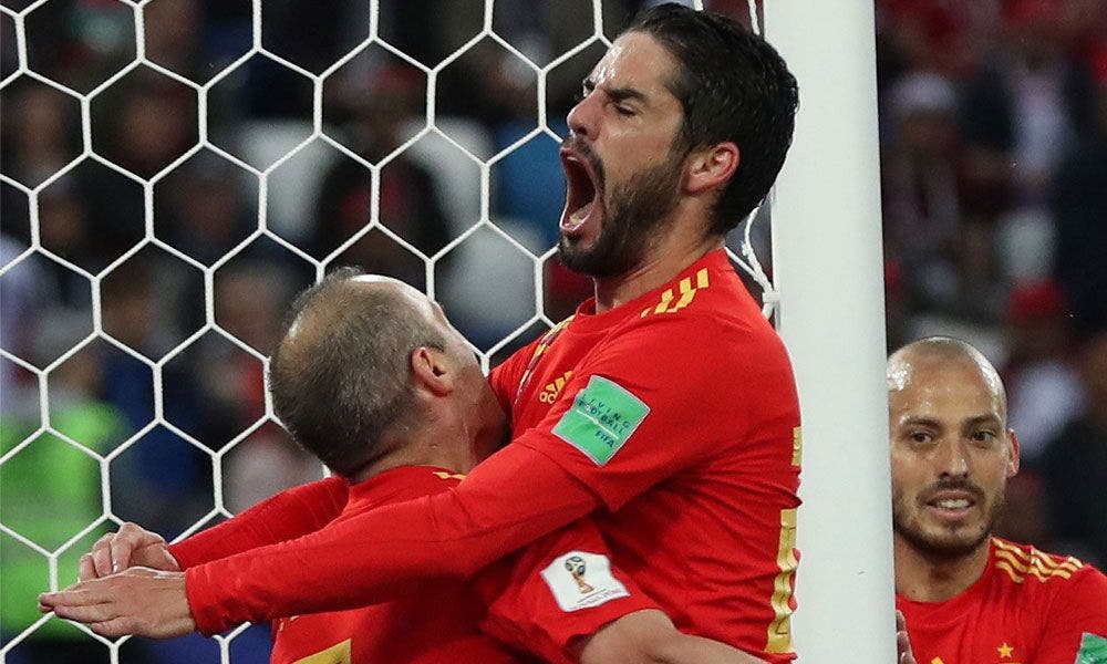 Isco e Iniesta formaron la mejor conexión de España contra Marruecos | EFE