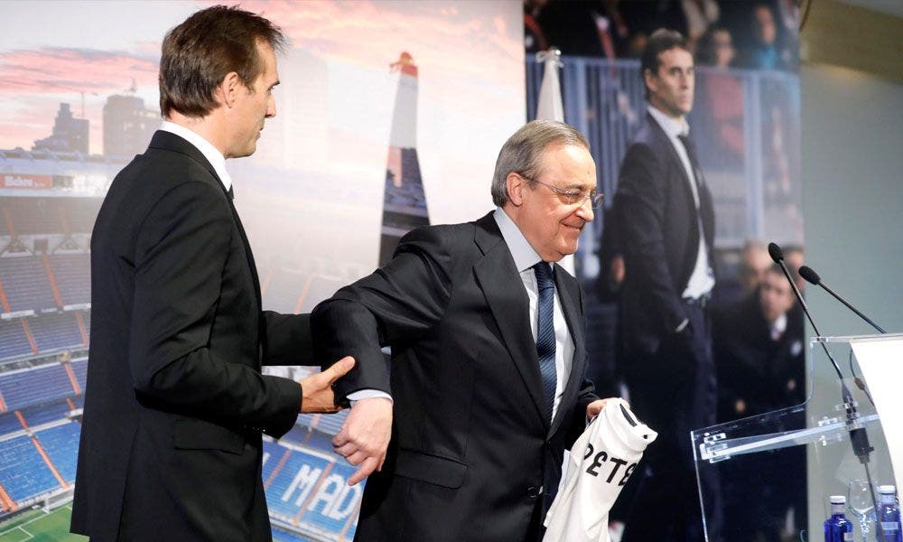 Florentino Pérez cierra con Lopetegui el nuevo ataque del Real Madrid | EFE