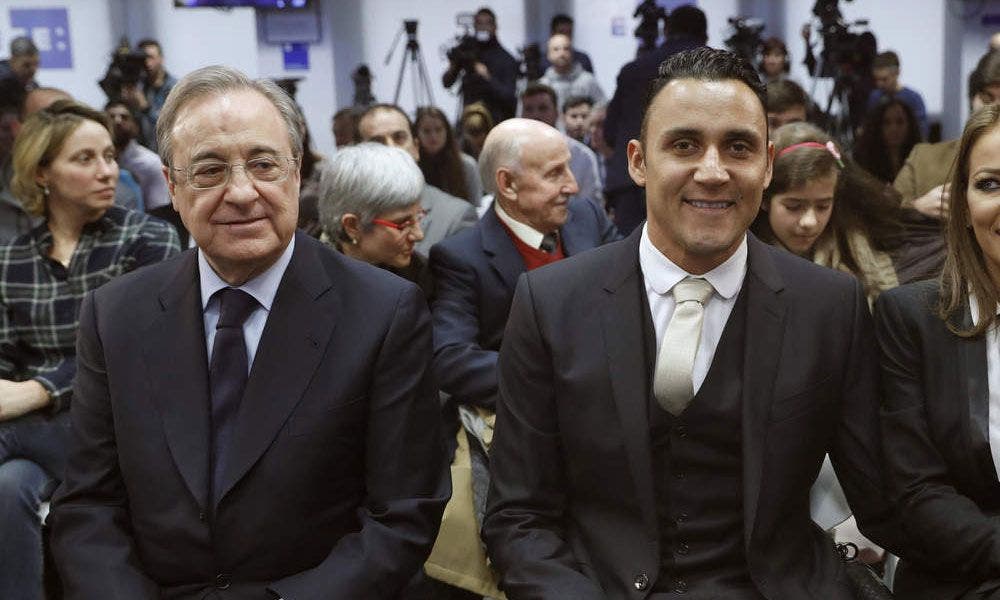 Keylor Navas y Florentino | EFE Keylor Navas y Florentino | EFE