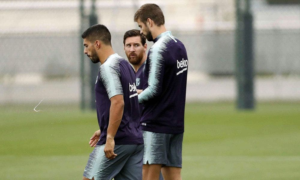 Luis Suárez, Leo Messi y Gerard Piqué | EFE