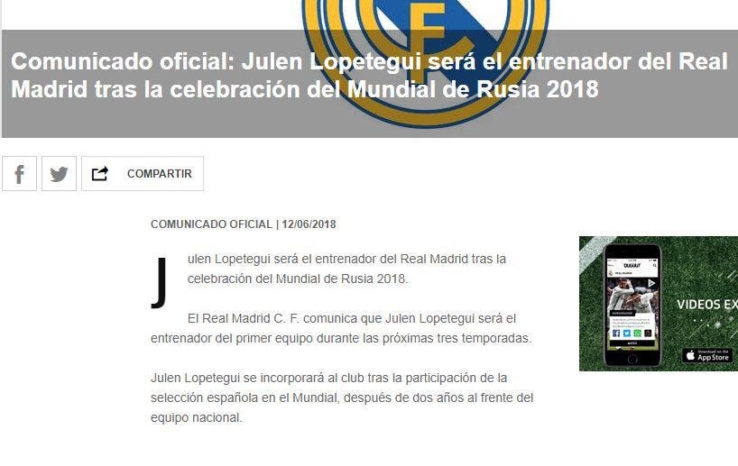 Así será el Real Madrid de Julen Lopetegui: fichajes bajas para Florentino Pérez Diario Gol