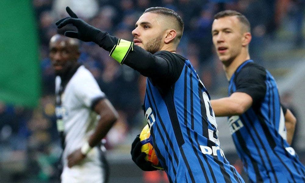 Mauro Icardi en el Inter de Milán