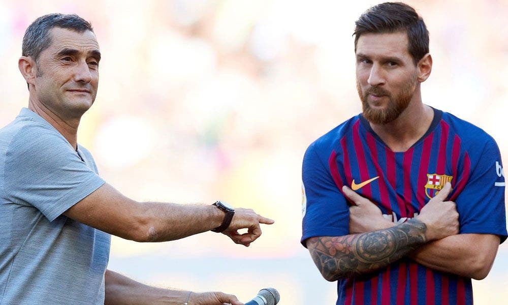 Messi y Valverde | EFE