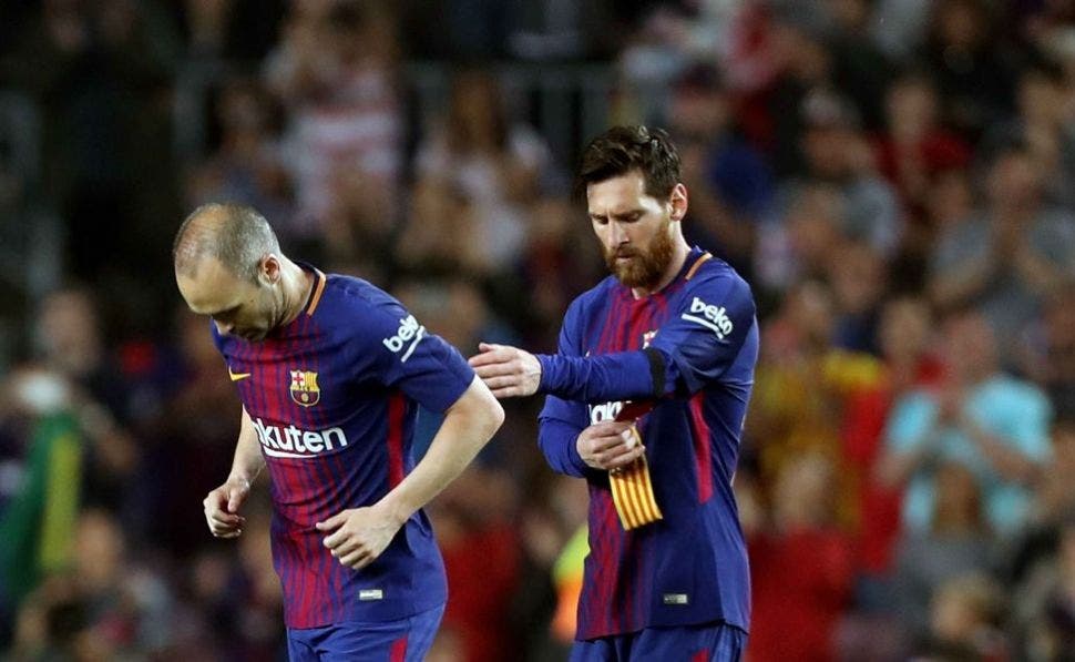 Messi asume el brazalete de capitán con la salida de Iniesta / EFE