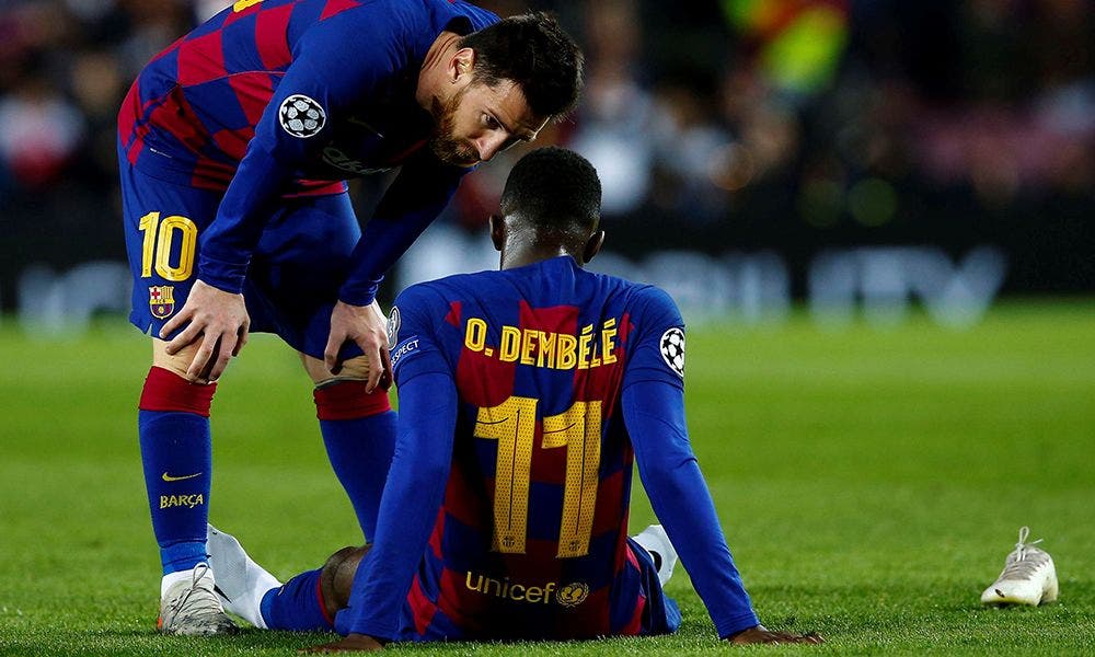 Messi y Dembélé | EFE
