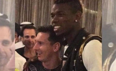 Messi y Pogba en Dubái