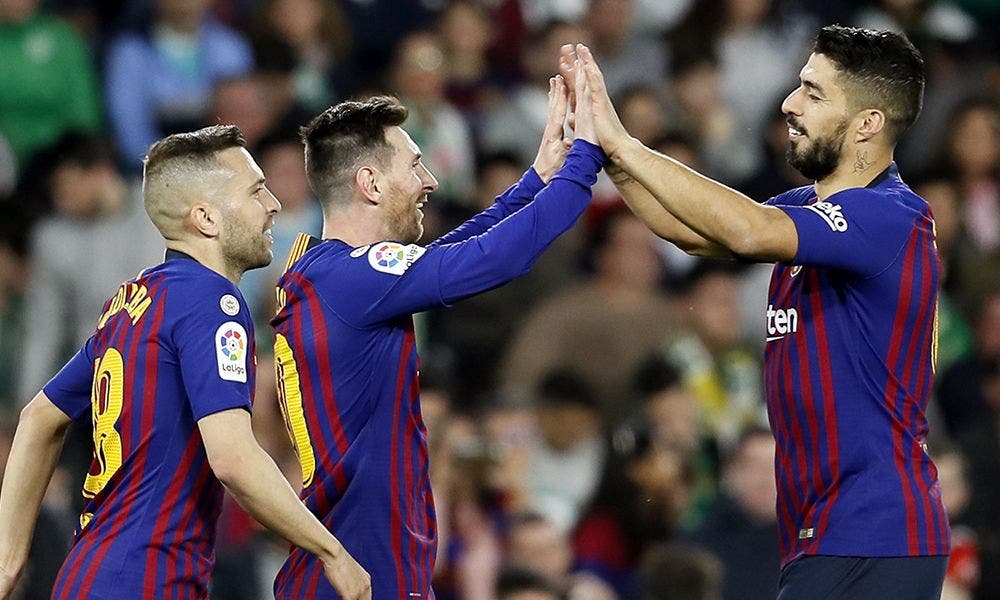 Messi, Suarez, Jordi Alba | EFE