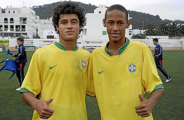 neymar coutinho brasil