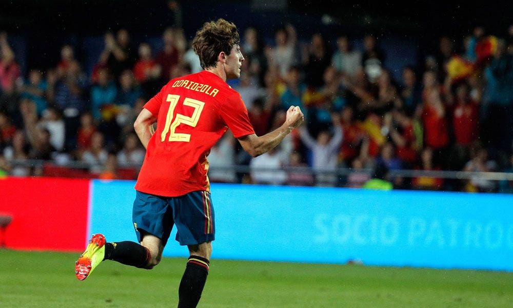 Gol de Álvaro Odriozola con seleccion española ante Suiza | EFE