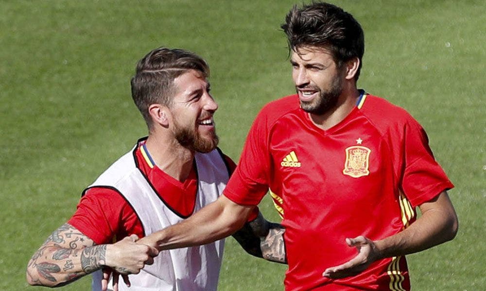 Gerard Piqué deja sin palabras a Sergio Ramos| EFE