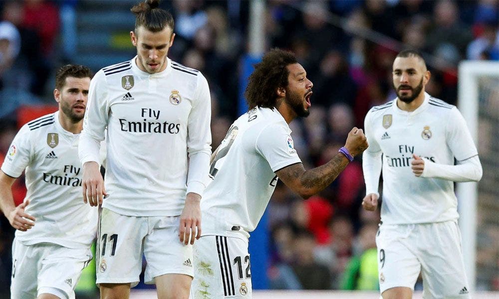 Nacho, Bale, Marcelo y Benzema | EFE 