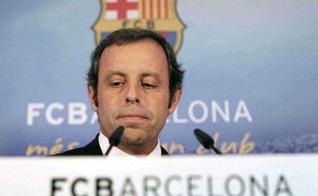 La Audiencia Nacional insiste en que Rosell siga en la cárcel. Sandro Rosell, durante su etapa como directivo del F.C. Barcelona. EFE