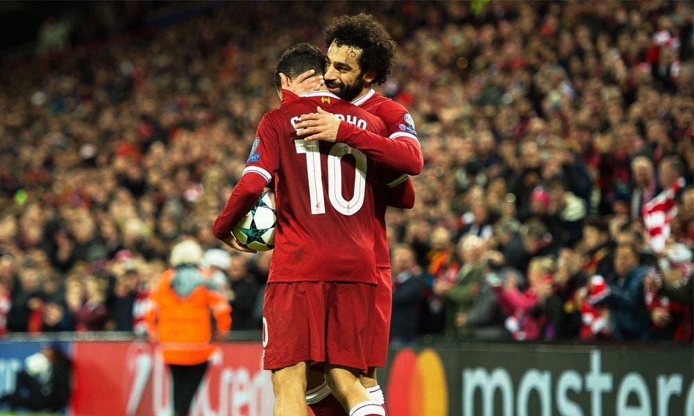 Salah se va de la lengua con Coutinho | EFE