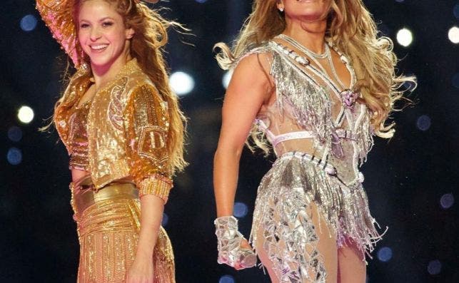 Shakira y Jennifer López en la Super bowl