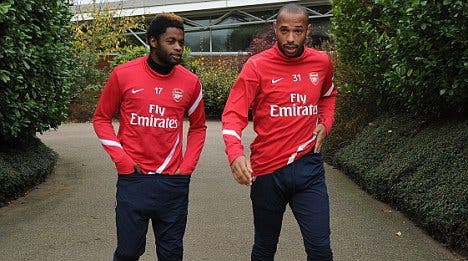 Song y Henry, cuando coincidieron en el Arsenal