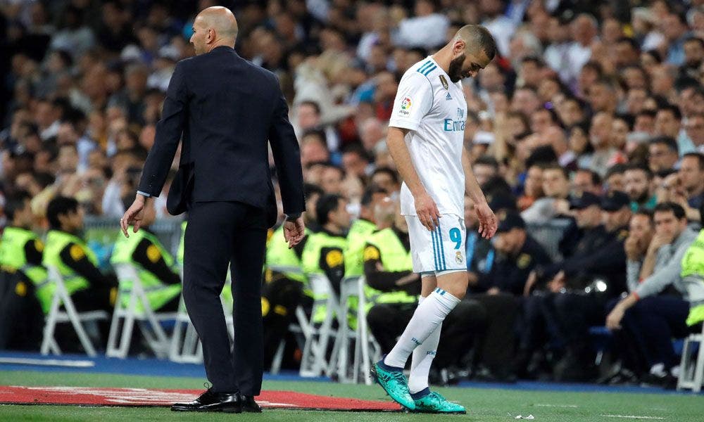 Zidane sienta a Benzema frente al AThletic | EFE