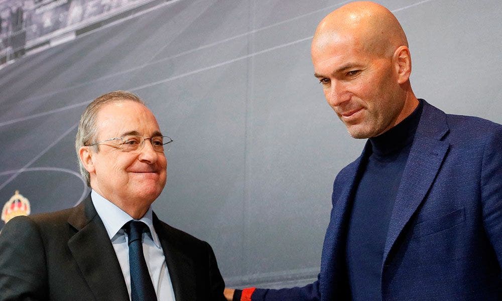 Zidane y Florentino Pérez| EFE