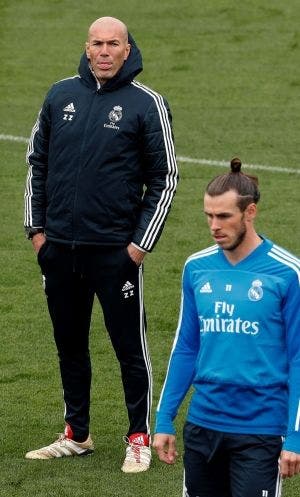 Zinedine Zidane y Gareth Bale