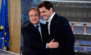 Florentino Pérez e Iker Casillas