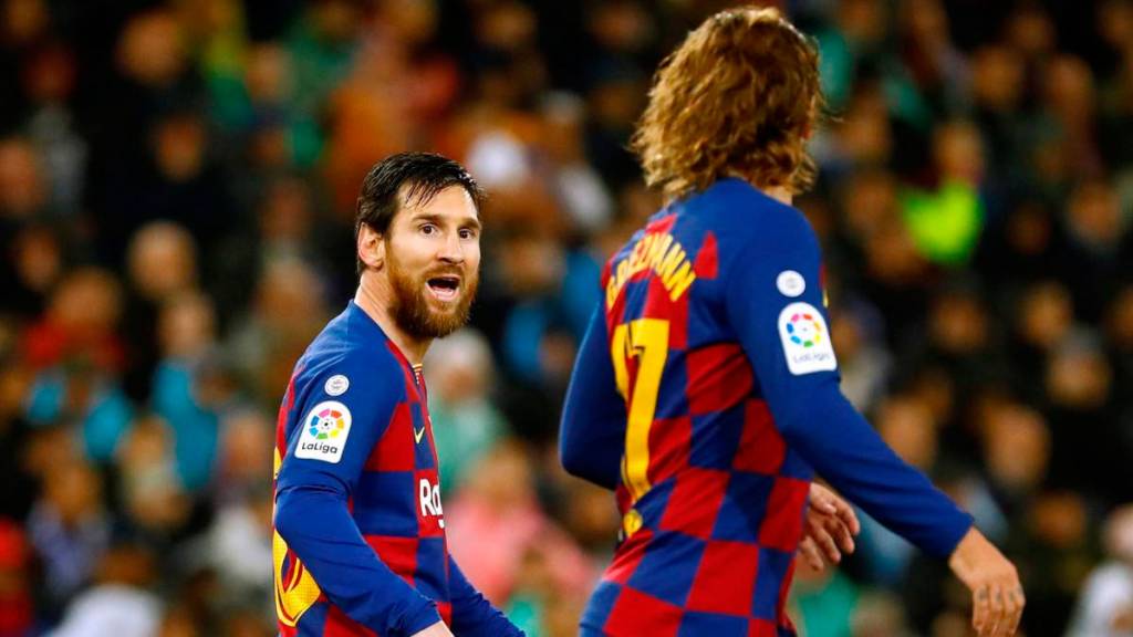 Leo Messi y Antoine Griezmann