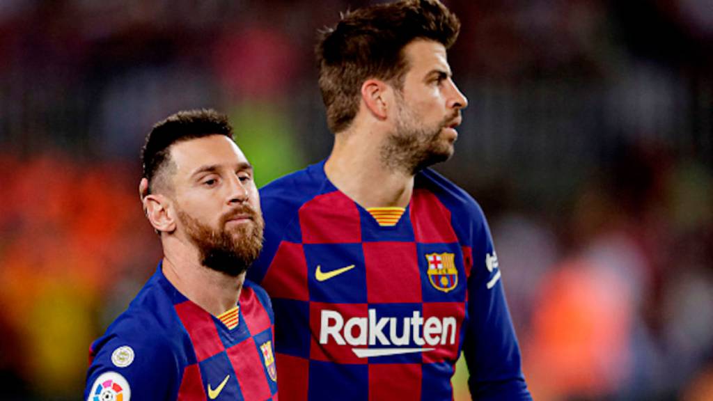 Leo Messi y Gerard Piqué
