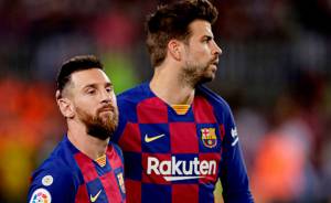 Leo Messi y Gerard Piqué