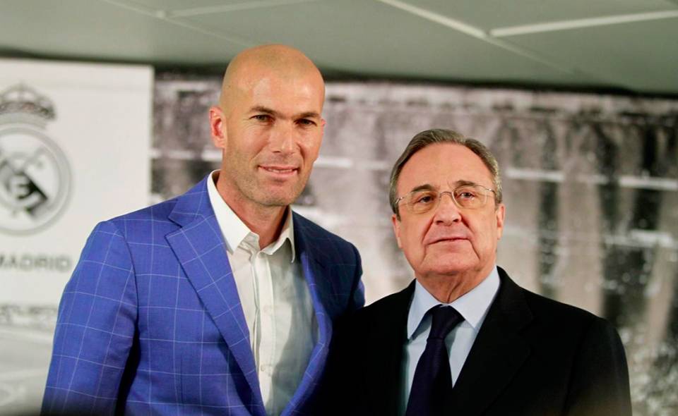 Zinedine Zidane y Florentino Pérez