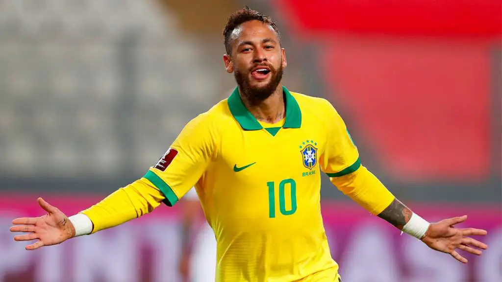 Neymar, jugador de Brasil