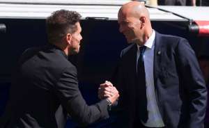 Cholo Simeone y Zinedine Zidane