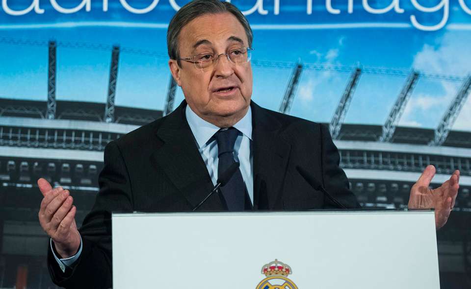 Florentino Pérez, presidente del Real Madrid