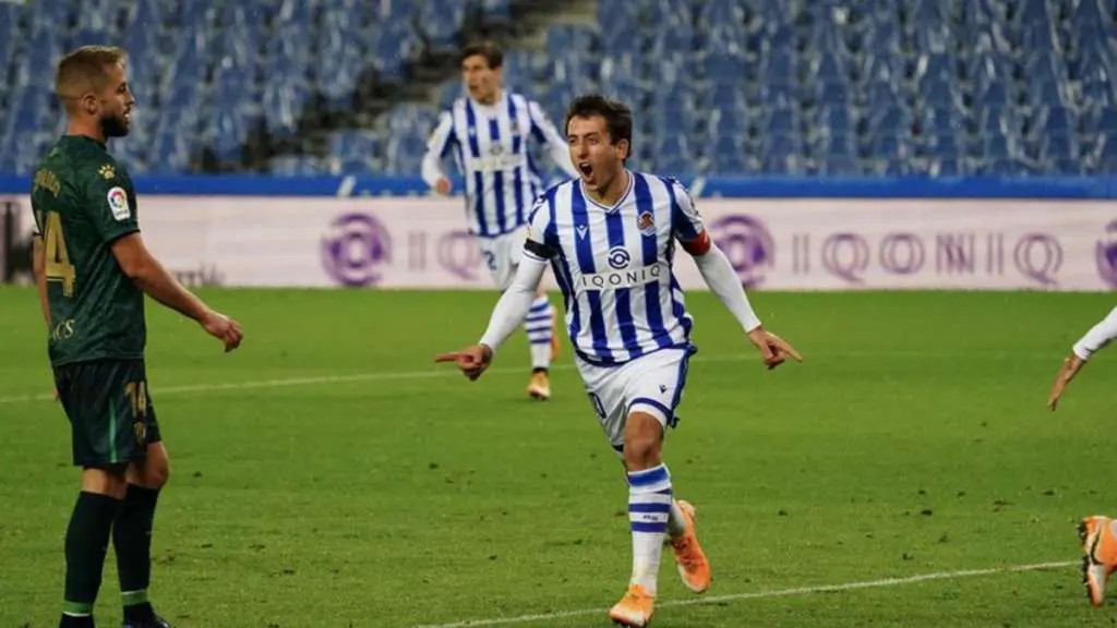 Mikel Oyarzabal, jugador de la Real Sociedad