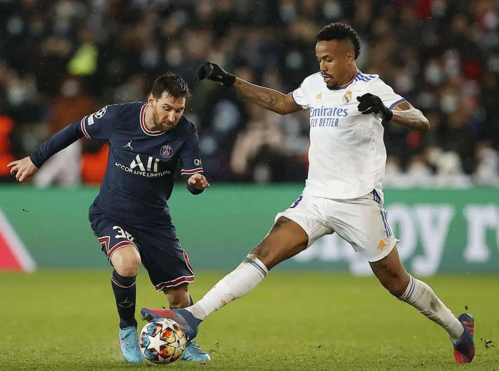 Leo Messi PSG Militao Real Madrid