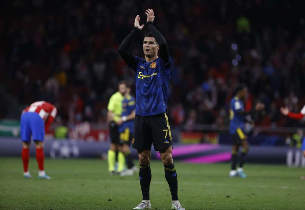Cristiano Ronaldo en el Wanda.